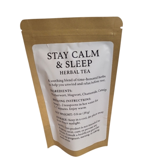 Stay Calm & Sleep – Herbal Nervine & Dreamtime Blend - Picture 2 of 2